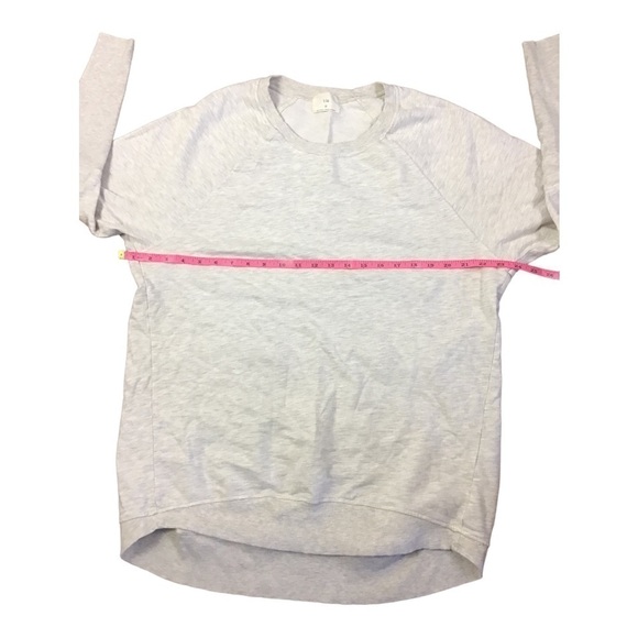 Anthropologie T.la Crew Neck Tunic Beige Sweatshirt Size Small - Picture 3 of 13